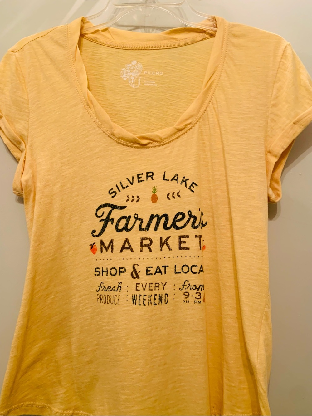 🌼ANTHROPOLOGY🌼PILCRO SCOOP NECK, ROLLED SHORT SLEEVE.NWT. EXCELLENT CONDITION!